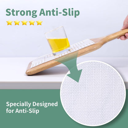 Gold and White Shelf Liners for Kitchen Cabinets Non Adhesive Cabinet Liner Strong Non-Slip Thickened Easy to Clean for Shelf Cabinet with Knife and Tape Measure
