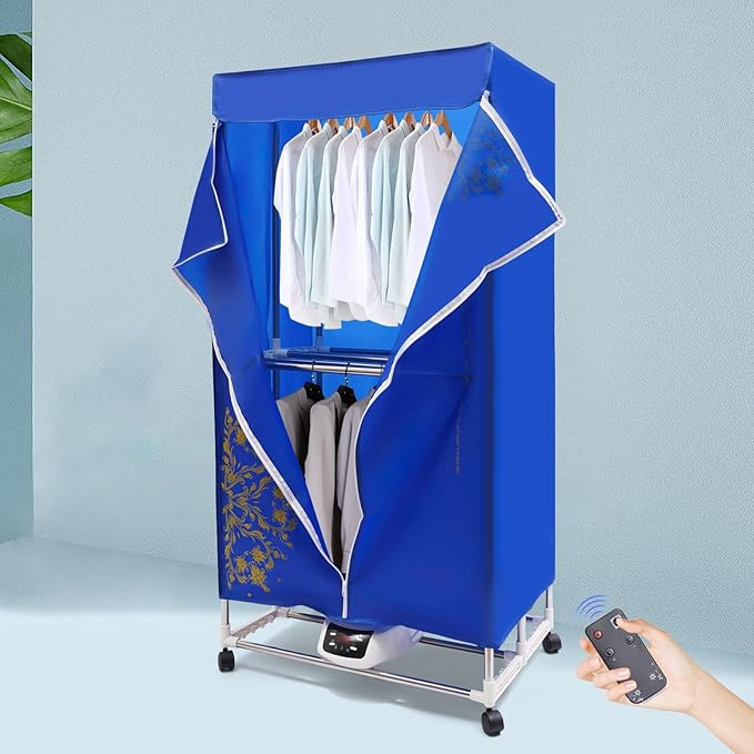 Clothes Dryer, Portable Travel Mini 1500W Dryer Machine 66.14lb Capacity