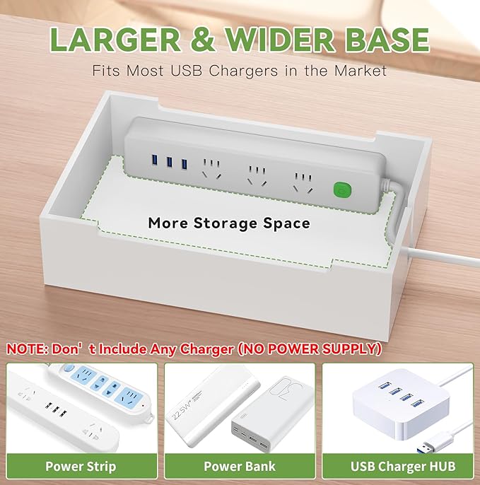 Pezin & Hulin Bamboo Charging Station, Electronic Devices Organizer