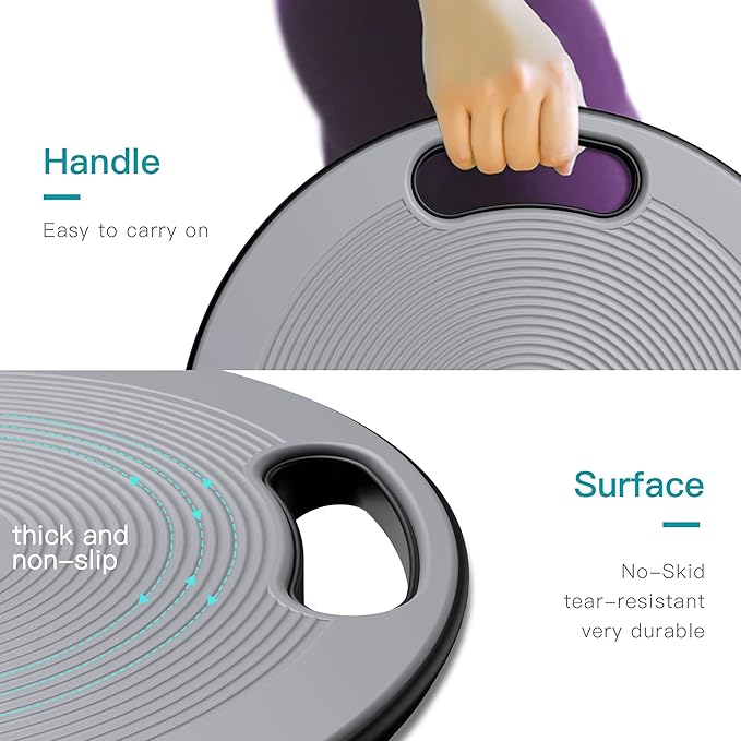 EVERYMILE Wobble Balance Board, Exercise Balance Stability Trainer Portable