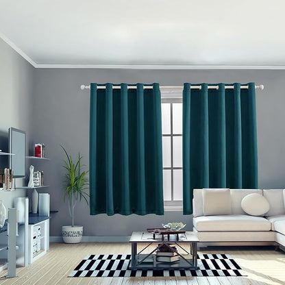 Anytime 100% Blackout Curtain 2 Panels Set, Thermal Insulated Window Drapes