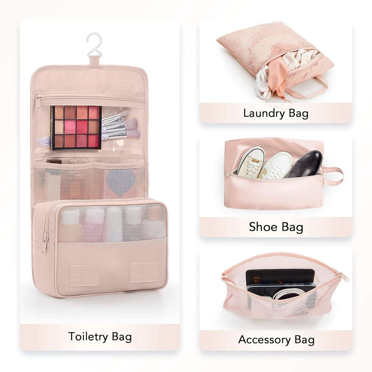 10 Set Compression Packing Cubes for Travel Gifts Women Mom,OlarHike Luggage Clothes Organizer for Travelers,Airplane/Cruise/Car/Train Travel Essentials,Compressible Expandable Saver Space Bags(Beige)