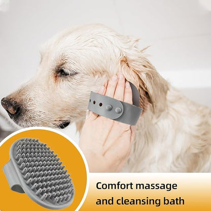 KUEIOX Dog Brush for Shedding,6 PCS in One Pet Slicker Hair Brush Kit Organizer Bag - Dog Cat Grooming Deshedding Undercoat Rake Brush Comb for All Small Large Dogs Cats Grey