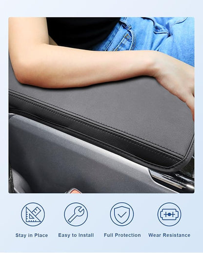 CDEFG for 2025 2026 Toyota Camry Accessories Armrest Cover for 2025 2026 Toyota Camry(XSE/XLE/SE/LE) Center Console Cover Middle Console Pad Arm Rest Central Consola Cushion Seat Box Cover
