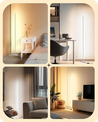 EDISHINE Minimalist LED Corner Floor Lamp