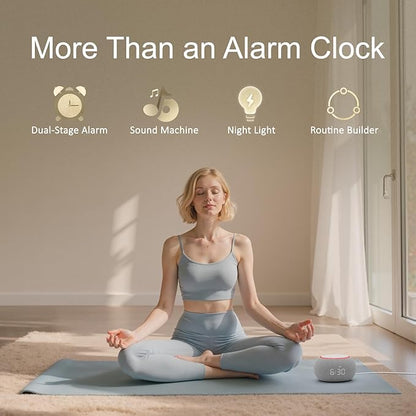 Hotmoon Alarm Clock with Sound Machine