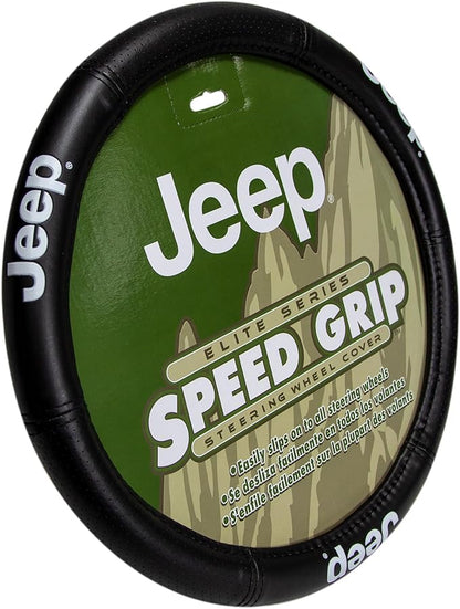Plasticolor 006729R01 Elite Series Steering Wheel Cover compatable with Jeep