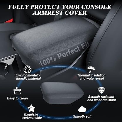 BIBIBO for 2025 2026 Sportage Center Console Cover Kia Sportage (SX/SX Prestige/X-Pro/X-Pro Prestige) Silicone Arm Rest Cover w/Hidden Storage Box 2025 Sportage Armrest Secret Compartment