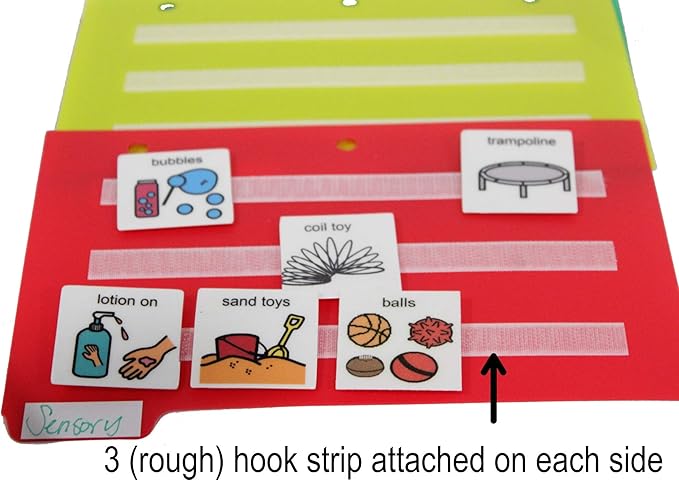Smile4autism Small 7x9” Tools Perfect to Keep Your Loose Visual Picture Cards