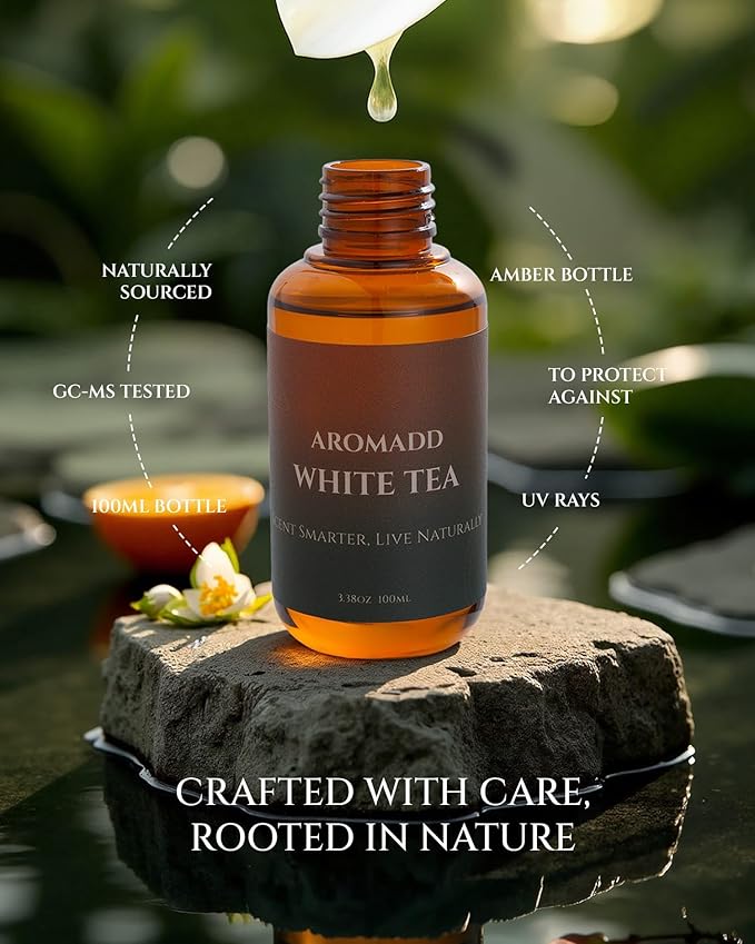 Aromadd White Tea Diffuser Oil Inspired by Luxury Hotel Scent, Essential Oils