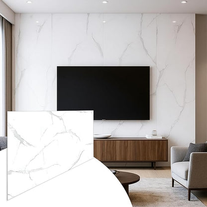 Dundee Deco Faux Marble Wall Panels - 2 ft X 4 ft - Glossy