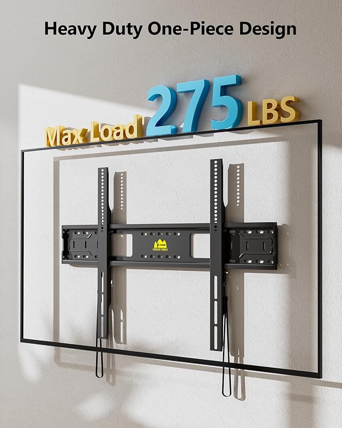 FORGING MOUNT Heavy Duty Fixed TV Wall Mount Holds up to 275Lbs