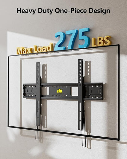 FORGING MOUNT Heavy Duty Fixed TV Wall Mount Holds up to 275Lbs