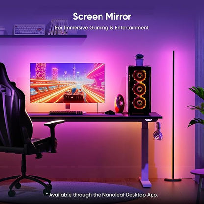 Nanoleaf Matter Smart Floor Lamp, LED Standing Lamps Work