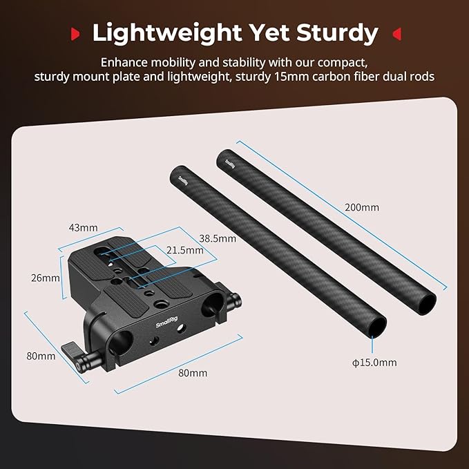 SMALLRIG Camera Base Plate Kit
