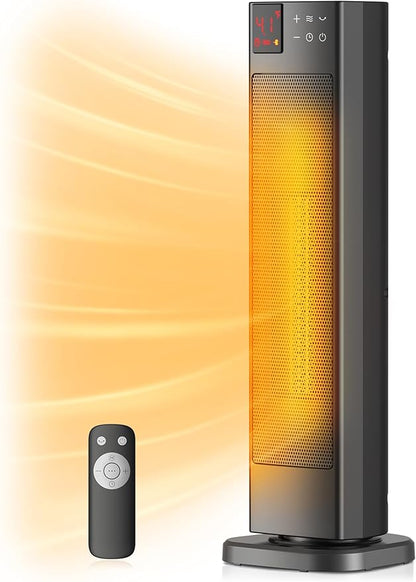 PELONIS Oscillating Ceramic Tower Indoor Space Heater