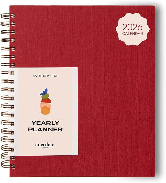 Anecdote 2026 Planner Daily Planner Weekly Monthly Planner