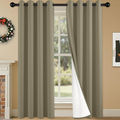 100% Blackout Curtains 95 Inch Length