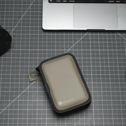 WANDRD Memory Card Case - Durable SD, Micro SD Card Holder for Creators | Camera Accessories & Electronics Organizer for Travel (Yuma Tan)