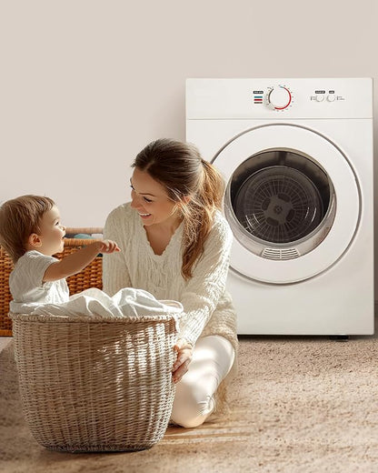 1.8 Cu.Ft Compact Dryer - 1020W Portable Clothes Dryer