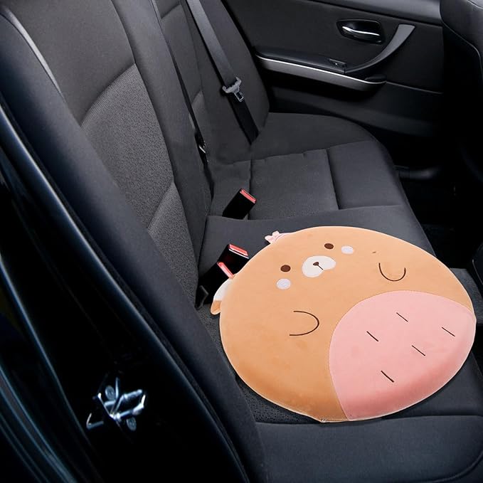 Memory Foam Seat Cushion Lumbar Support Pad for Car and Office Chair Non-Slip Driving Seat Cushion with Back Support Ergonomic Computer and Gaming Chair