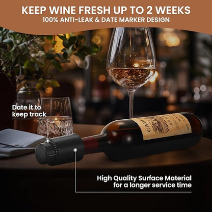 4-in-1 Rechargeable Electric Wine Opener Set