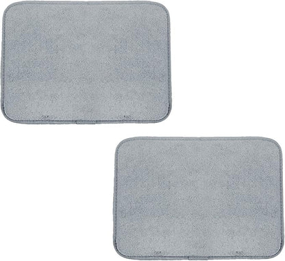 FH Group F14403GRAY Gray Carpet Floor Mat with Heel Pad (Deluxe)