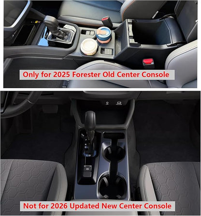 SXCY for 2025 Forester Armrest Cover for Forester 2025 Accessories [Not for 2026 Updated Center Console] 2025 Forester Center Console Cover 2025 Forester Middle Console Cover (Blue Line)