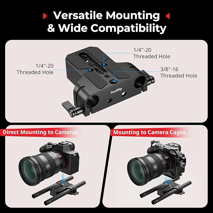 SMALLRIG Camera Base Plate Kit