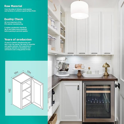 Wall Kitchen Cabinets, RTA Cabinets, Wall Mounted, RTA Upper Cabinet, Modern