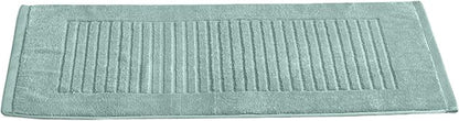 Classic Turkish Towels CTT - 2 Piece Bathroom Rugs Set, 100% Cotton Bath Mats, Non-Slip, Comfy & Highly Absorbent Bathroom Floor Mats, Machine Washable | 20"x32" (Spa Green)