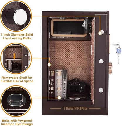 TIGERKING Large Heavy Duty Safe Box, 3.47 Cuft Digital Security Home Safe