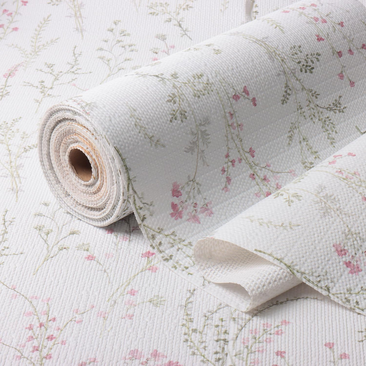 Floral Drawer and Shelf Liner for Cabinets 16IN x 20FT, Non-Adhesive and Strong Non-Slip Flower Shelf Cabinet Drawer Liners for Kitchen,Table,Bookshelves,Waterproof Cupboard Liner