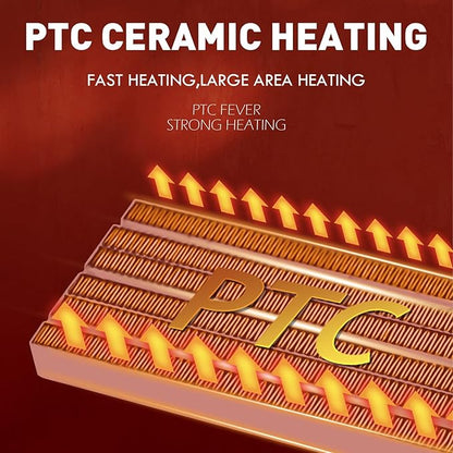 Portable Electric Space Heater for Large Room 37" Ceramic Tower Heater