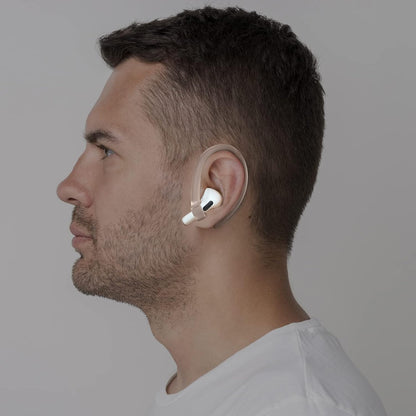 2 Pairs AirPods Ear Hooks for AirPods Pro 2, AirPods Pro, AirPods 4, 3, 2 & 1, Upgraded Anti Slip Sports Clip Hooks for AirPods 1, 2, 3, 4,Pro, Pro 2 – Transparent