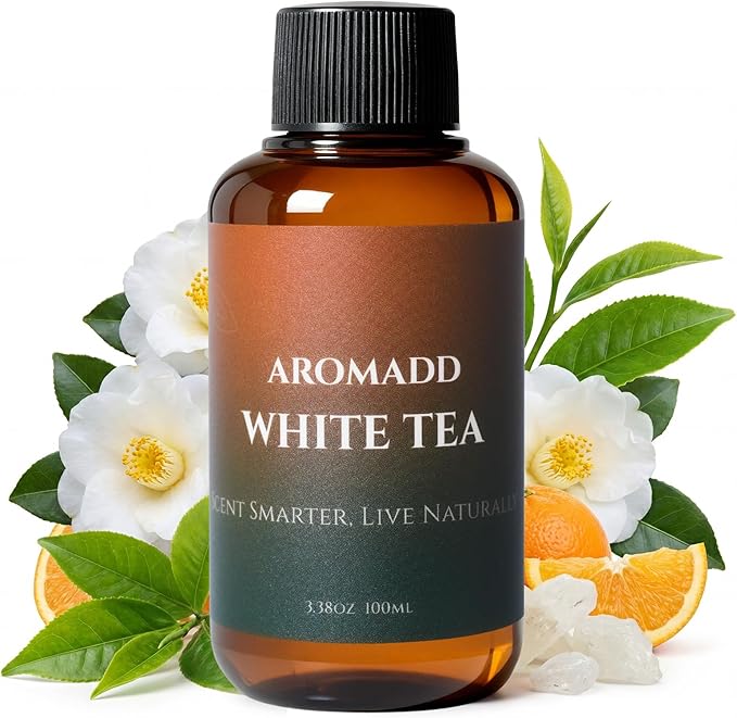 Aromadd White Tea Diffuser Oil Inspired by Luxury Hotel Scent, Essential Oils