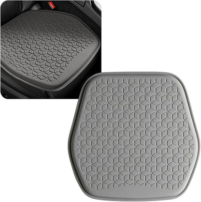 Car Seat Cover Cushion, Seat Protector Pad, Gel Chair Cushion for Front & Back Seats, Universal Non-Slip Breathable Comfortable Chair Covers for Cars SUVs Trucks Office Wheelchair (Gray)