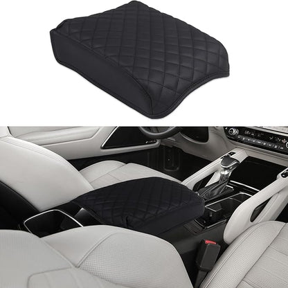 Aunginsy Car Leather Center Console Protector Cover Compatible with Kia Telluride 2020-2026 Center Console Armrest Seat Box Cover Cushion Lid Protector Pad Waterproof Anti-Scratch Interior Accessories