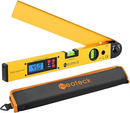 Neoteck 225° 16 inch Digital Angle Finder Aluminum Protractor