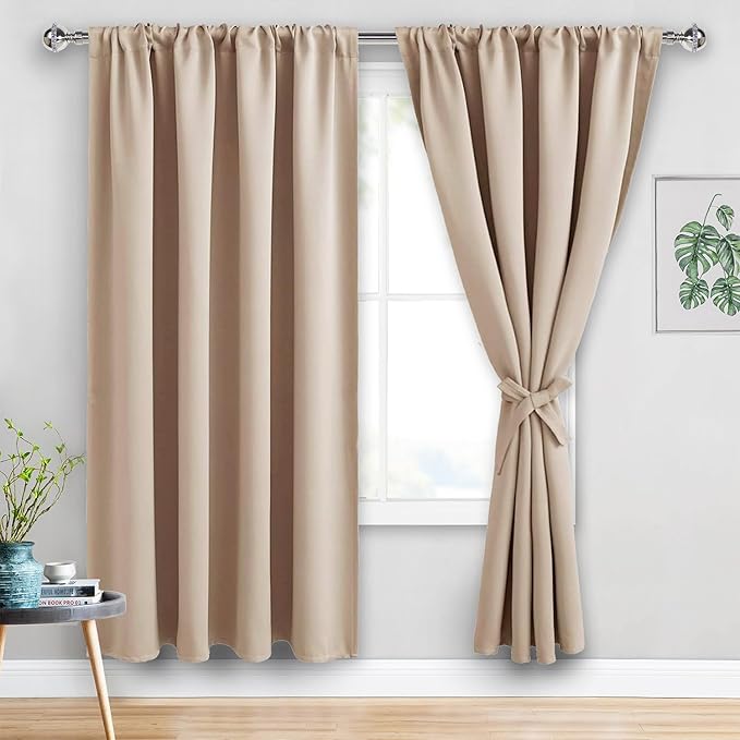 JIUZHEN Blackout Curtains for Bedroom