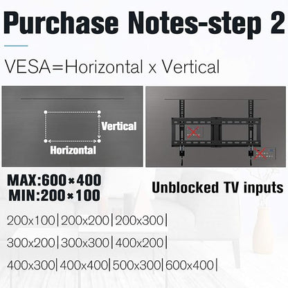 Mounting Dream TV Wall Mount for 37-70 Inch Flat Screen TV