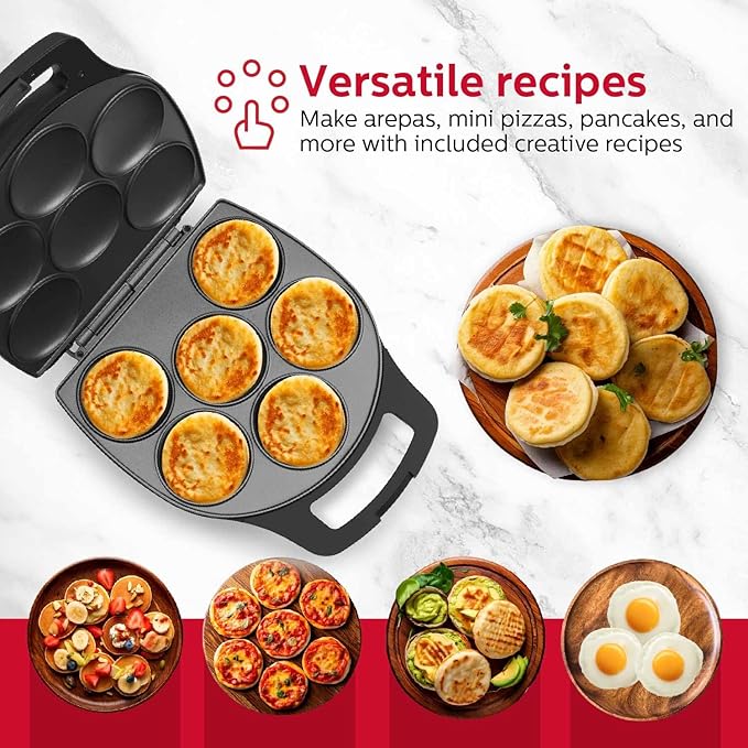 Holstein Housewares Non-Stick 6-Section Multi-Food Maker