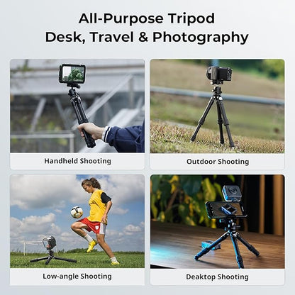 SmallRig Carbon Fiber Mini Desktop Tripod, 15.5'' / 39.5cm Compact Pocket