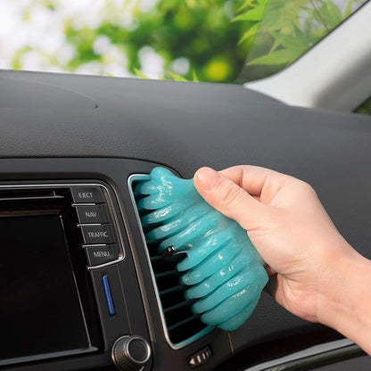TICARVE Cleaning Gel for Car Cleaning Kit Detailing Putty Auto Cleaning Putty Detailing Gel Detail Tools Car Interior Cleaner Cleaning Slime Car Vent Cleaner (Orange Blue)