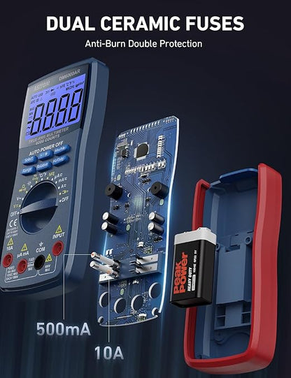 AstroAI Digital Multimeter and Analyzer TRMS 6000 Counts Volt Meter Ohmmeter