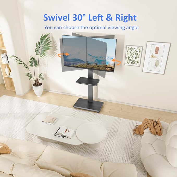 Rolling TV Stand, Mobile TV Cart