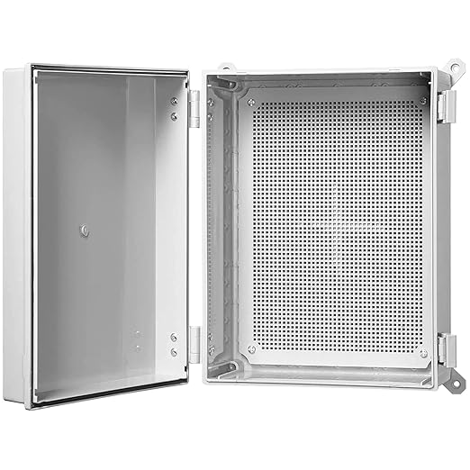 Co. ABS 11.81" x 15.7" x 6.7" Waterproof IP67 Hinged Electronics Distribution