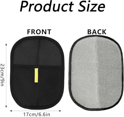 sinirttou Pet Hair Remover Gloves for Cats & Dogs, Electrostatic Pet Hair Removal Gloves Brush for Pets Hair, Upgraded Animal Fur Removal Tool (Black, 1Pcs)