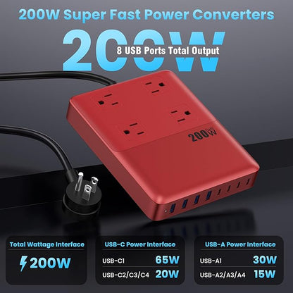 12-in-1 Charging Station USB C Power Strip
