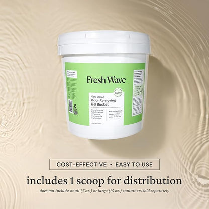 Fresh Wave Odor Removing Gel Bucket, 15.5 lb., Original Scent Refill